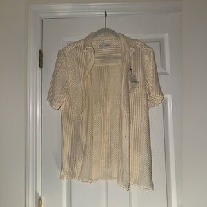 Zara button down shirt